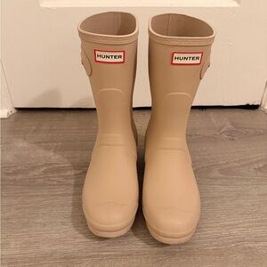 Hunter Original Short Waterproof Rain Boot in Scots Bark